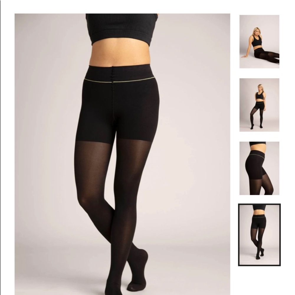 Sheertex luxury semi-sheer black medium
